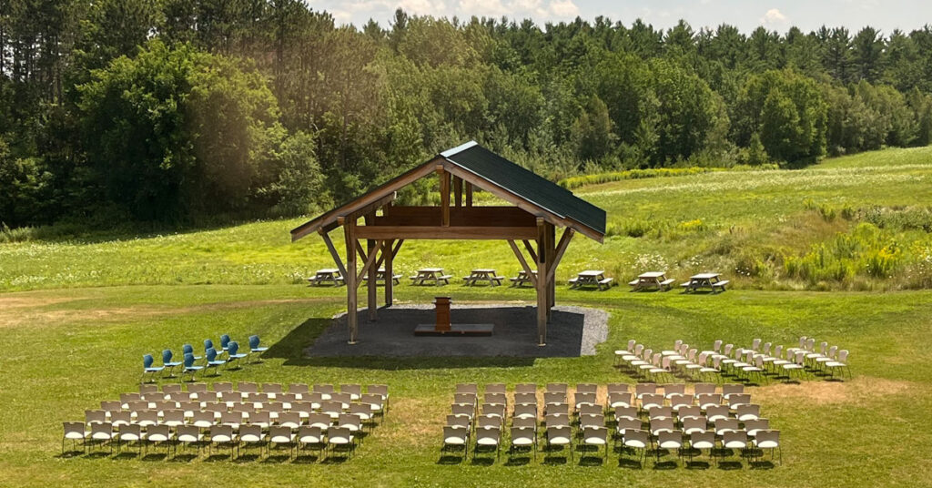 The backdrop of MeANS 2022 graduation ceremony